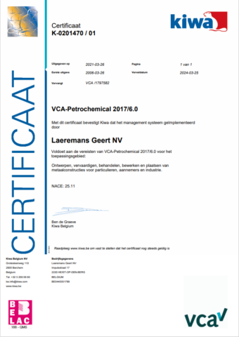 VCA-P certificaat